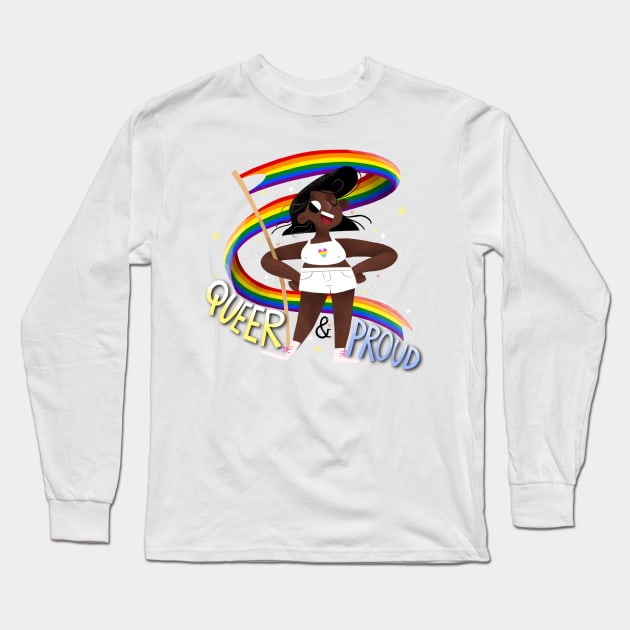 Queer & Proud - Pan Heart Long Sleeve T-Shirt by Gummy Illustrations